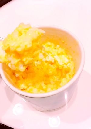 レンジで簡単！マグカップ卵粥-レシピのメイン写真