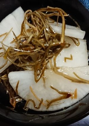 超簡単！納豆昆布で大根の漬物-レシピのメイン写真