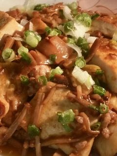 サムライ特製白菜と茶えのきの麻婆豆腐❤-レシピのメイン写真