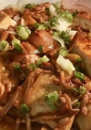 サムライ特製白菜と茶えのきの麻婆豆腐❤-レシピのメイン写真