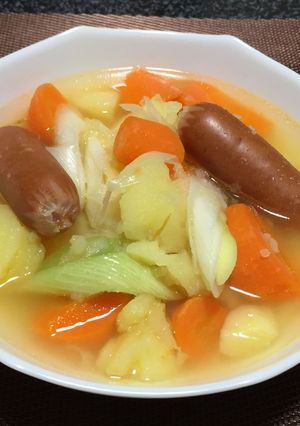 野菜たっぷりスープ!(^^)!-レシピのメイン写真