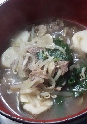 あったか牛肉と里芋のスープ-レシピのメイン写真