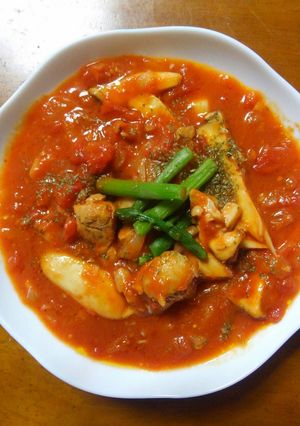 チキントマト煮込み-レシピのメイン写真