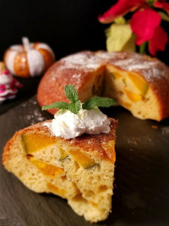 HMレシピ!炊飯器でかぼちゃのケーキ-レシピのメイン写真