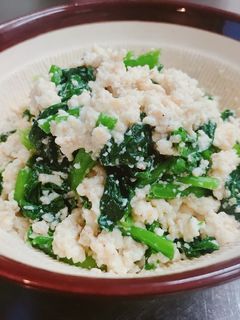 ほうれん草だけの簡単な白あえ-レシピのメイン写真
