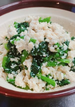 ほうれん草だけの簡単な白あえ-レシピのメイン写真