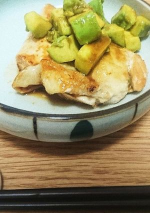 鶏胸アボカドソース-レシピのメイン写真