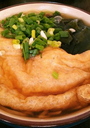 じゅわっとしあわせ☆きつねそば-レシピのメイン写真