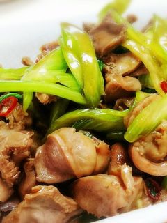 ご飯が進む【砂肝とセロリの甘辛炒め】-レシピのメイン写真