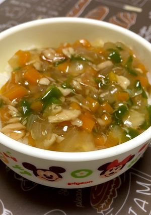 離乳食完了期☆野菜たっぷり丼-レシピのメイン写真