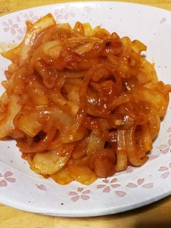 カンタン玉ねぎのケチャップ炒め-レシピのメイン写真