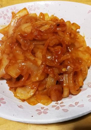 カンタン玉ねぎのケチャップ炒め-レシピのメイン写真