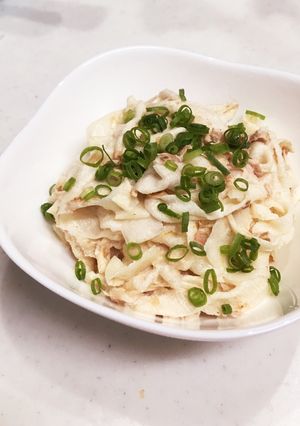 大根とツナと鰹節の醤油マヨ和え-レシピのメイン写真