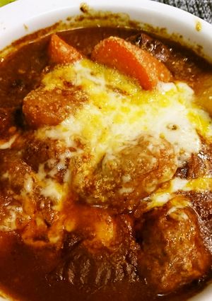 ミニバーグシチュー-レシピのメイン写真