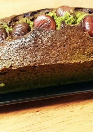 抹茶と栗のパウンドケーキ-レシピのメイン写真