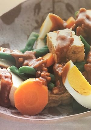 ガドガド風★温野菜サラダ-レシピのメイン写真