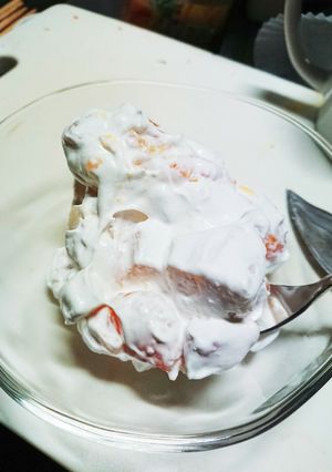 フルーツとクリームチーズの生クリーム和え-レシピのメイン写真