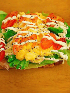 ささ身チーズのスクランブルサンド-レシピのメイン写真