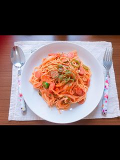懐かしい味!我が家のナポリタン!-レシピのメイン写真