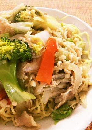 肉野菜”あと乗せ”焼きそば-レシピのメイン写真