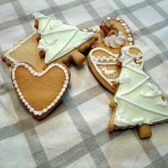 A picture of ロイヤルアイシングクリスマスクッキー✩⋆.