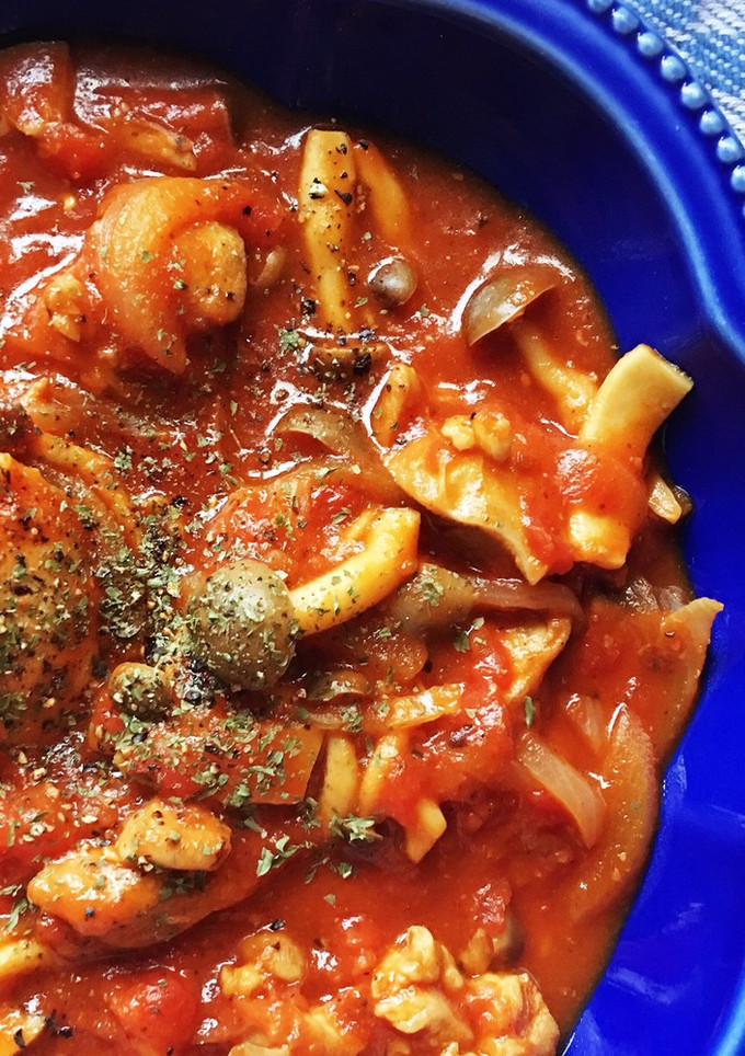 ＊たっぷりきのこと鶏肉のトマト煮＊-レシピのメイン写真