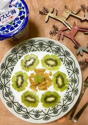 カスピ海ヨーグルトプレート１-レシピのメイン写真