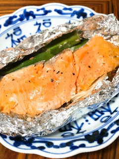 味ぽん 鮭のホイル焼き-レシピのメイン写真