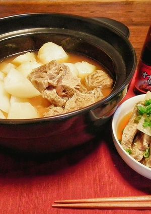 牛スネ肉と大根とじゃがいものスープ煮-レシピのメイン写真