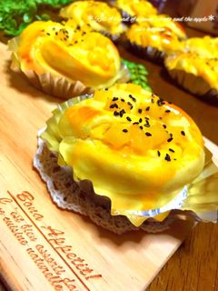 さつまいもとりんごのロールパン-レシピのメイン写真