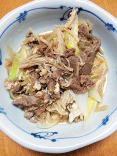 牛肉のすきやき風卵とじ-レシピのメイン写真