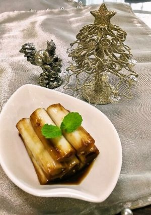 長葱のバルサミコ酢漬け♪-レシピのメイン写真