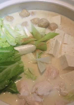 簡単ごま豆乳鍋-レシピのメイン写真