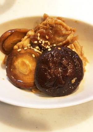 豚肉と椎茸の甘辛煮。お弁当!作り置きに-レシピのメイン写真