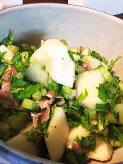 ラフランスと生ハムとセロリのサラダ-レシピのメイン写真