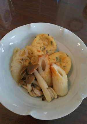 小さいがんもどきとしめじの煮物-レシピのメイン写真