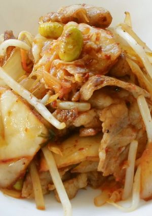 もやし入り、豚キムチ♪-レシピのメイン写真