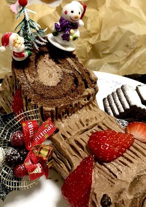 クリスマスにぴったりブッシュ・ド・ノエル-レシピのメイン写真