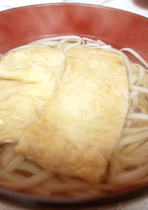 【一人用】きつねうどんの甘揚げ-レシピのメイン写真