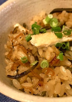 京都の味♪塩昆布とじゃこの炊き込みご飯-レシピのメイン写真