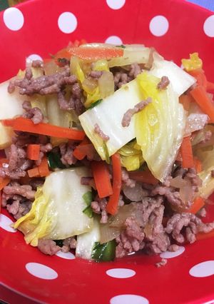 簡単♪ズボラが作る巻かないロール白菜風-レシピのメイン写真