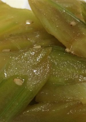セロリのキンピラ-レシピのメイン写真
