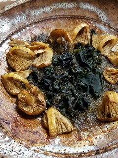 クリタケとトロロ昆布の焼きキノコ-レシピのメイン写真
