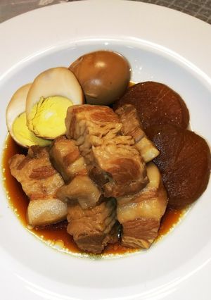 圧力鍋で簡単美味しい大根＆卵と豚の角煮♪-レシピのメイン写真