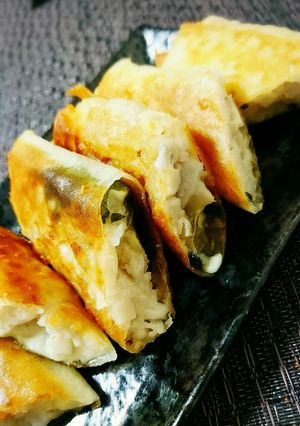 揚げない！れんこんとチーズの大葉春巻き-レシピのメイン写真