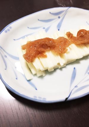水も油も使わない 山芋×梅干し-レシピのメイン写真