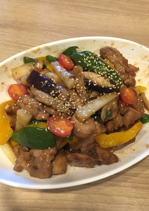 フライパンひとつで鶏肉と野菜のとろみ炒め-レシピのメイン写真