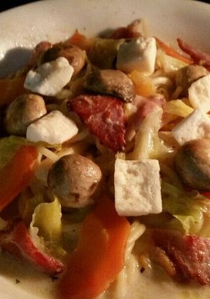 サムライ特製野菜モリモリクリームパスタ❤-レシピのメイン写真