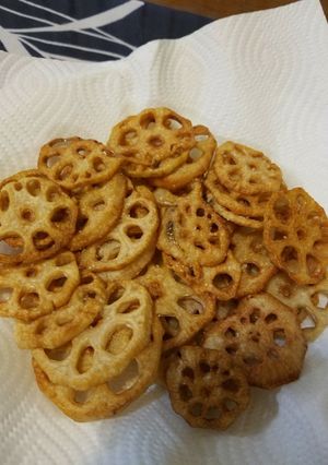 簡単おつまみ♪カリカリれんこん♪-レシピのメイン写真