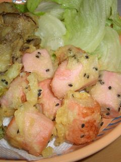 簡単おいしい栄養満点お魚ソーセージ天ぷら-レシピのメイン写真